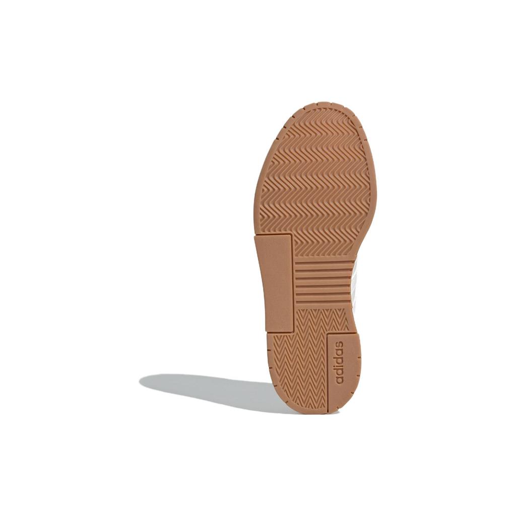 Adidas Gradas Versatile Comfortable Shock Absorbing Durable Low-Top Skate Shoes Women Skate Shoes White Brown IF7083