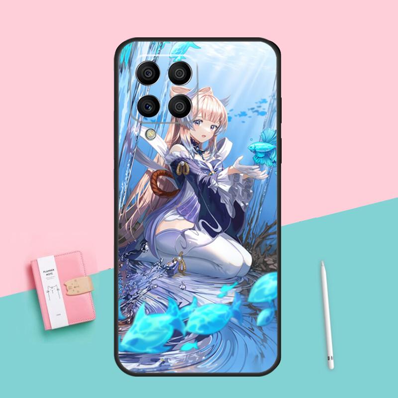 Sangonomiya Kokomi Genshin Impact For Samsung Galaxy M12 M16 M34 M11 M35 M21 M06 M33 M13 M53 M31 M55 M15 M14 M54 M32 M52 Case