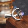 Huitan Moon Sun Design Women Opening Ring Imitation Opal Elegant Wedding Party Graceful Accessories Daily  Jewelry Gift