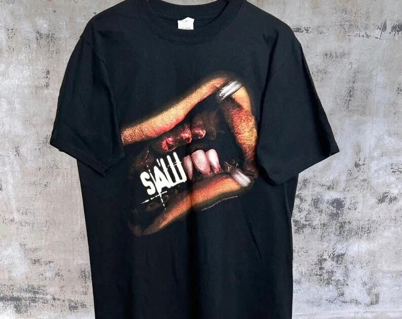 Rare Saw 2006 Horror Movie 90s T shirt, Saw Horror Movie T shirt Reprint KH9265 M