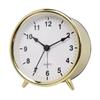Metal Creative Alarm Clock Small Mute Alarm Clocks Bedside Electronic Round Number Desk Table Home Decoration Clock