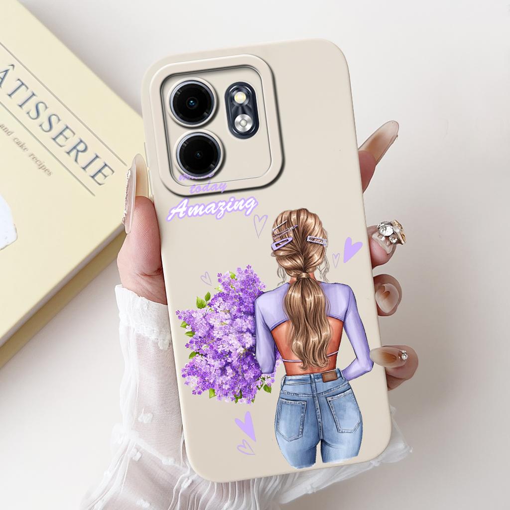For Infinix Smart 9 Case Hot50i X6531 Luxury Art Painted Cover Soft Silicone Phone Cases For Infinix Hot 50i Smart9 X6532 Fundas