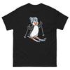 Penguin Skiing Skier Fun Cartoon Ski Shirt T-Shirt