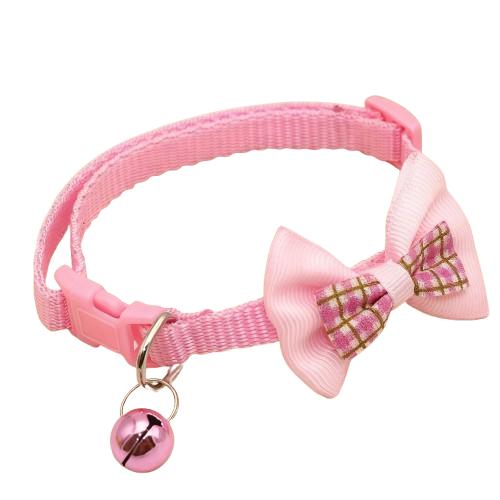 Bestselling pet grid bow tie collar cute cat collar for small dogs