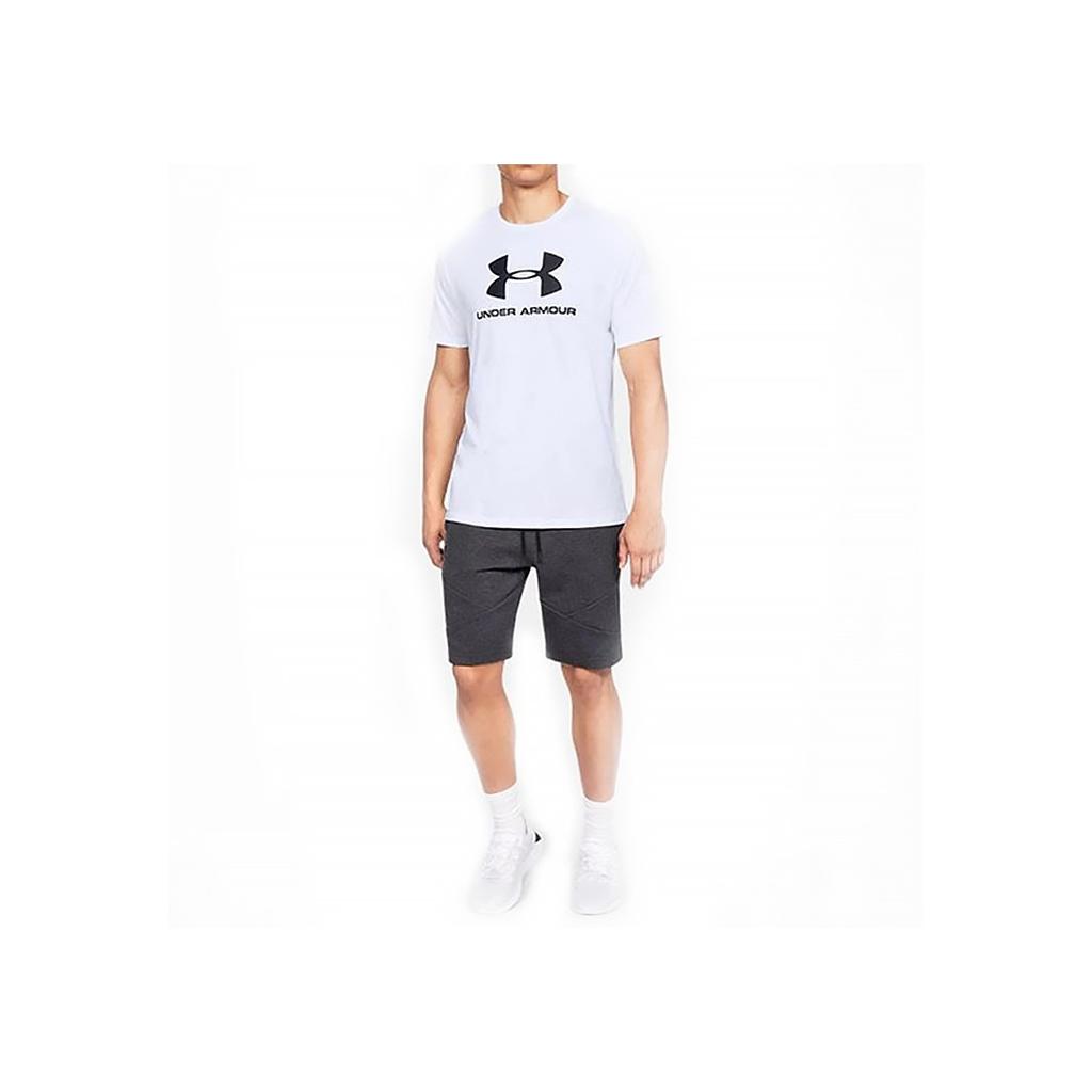 Under Armour Sportstyle Training Short-Sleeve T-Shirt Men Tops White 1329590-100