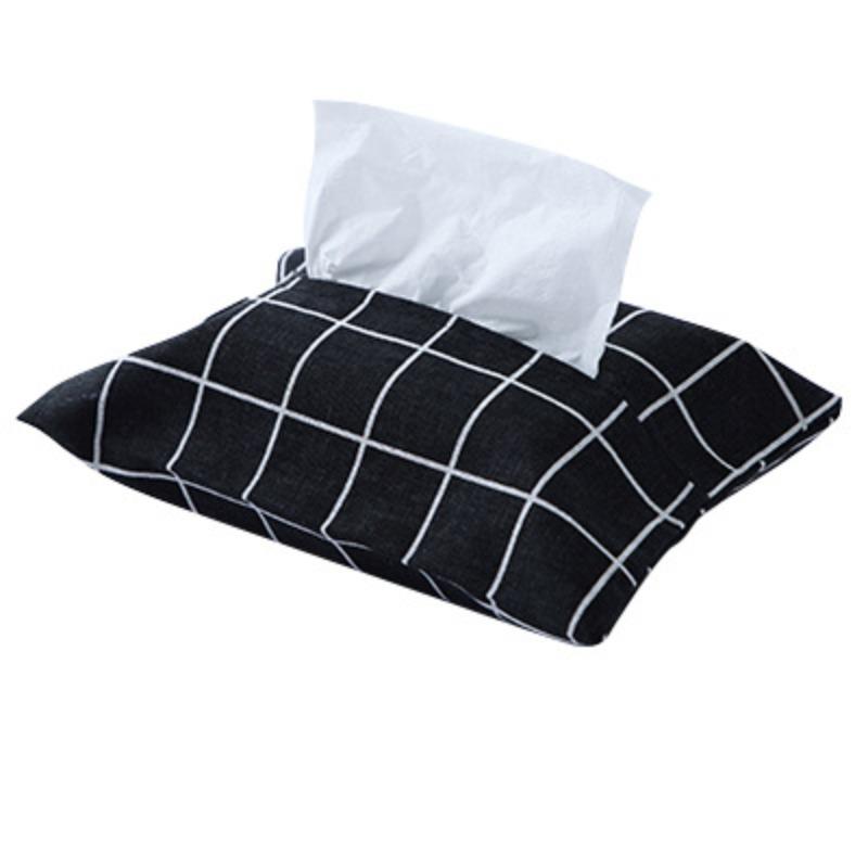 Cotton Linen Tissue Box Tissue Box Table Cloth Tissue Storage Bag Paper Bag
