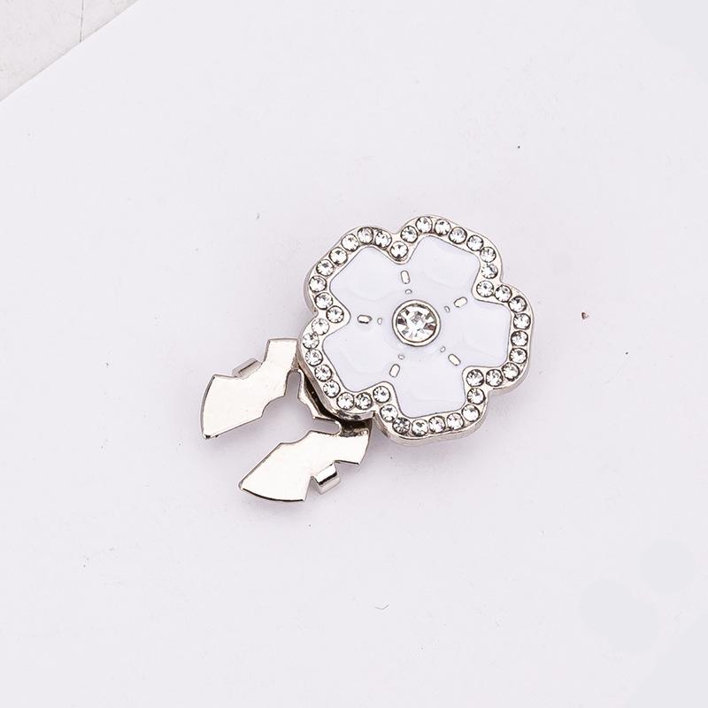 Botões de Punho e Botões de Colarinho Decorativos com Strass Coloridos