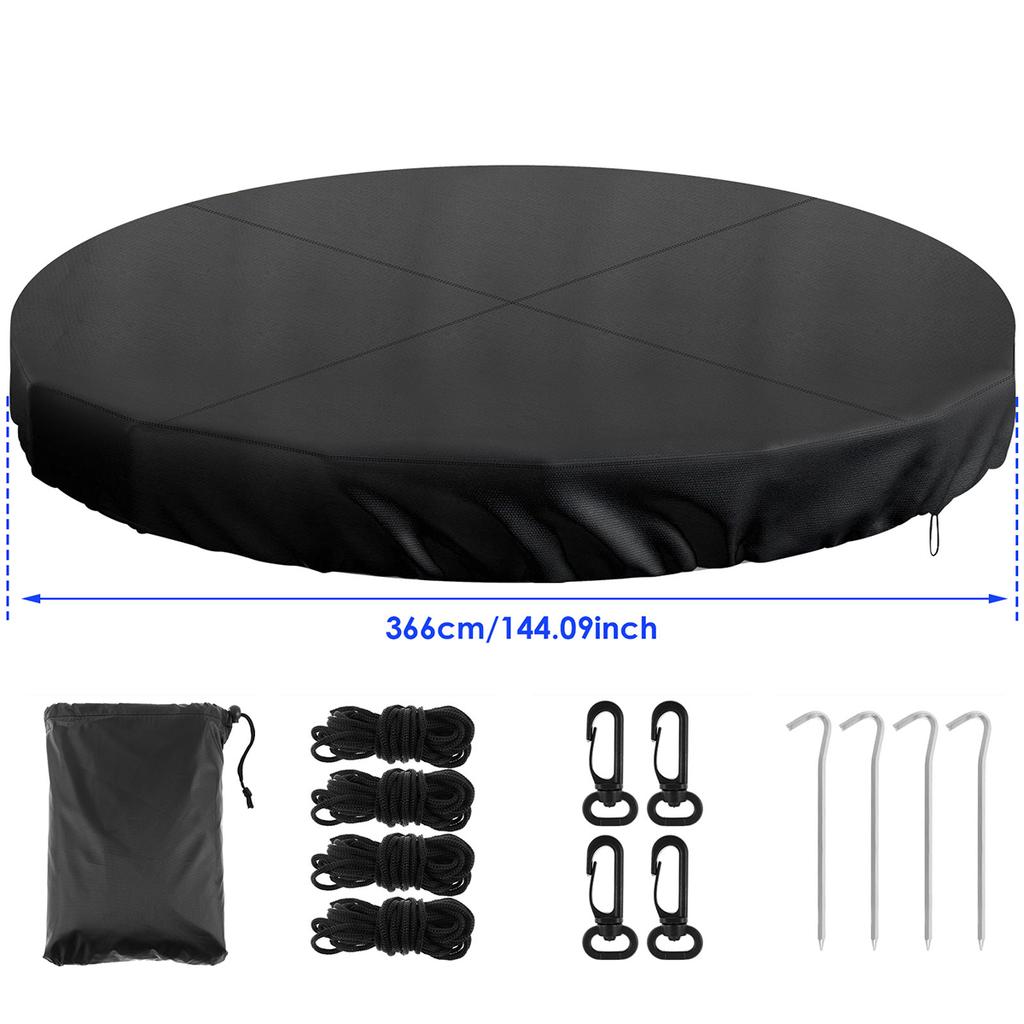 כיסוי לבריכה עגול חיצוני עמיד בפני אבק לבריכות עיליות כיסוי לג'קוזי מגן עמיד במיוחד אביזרי בריכה