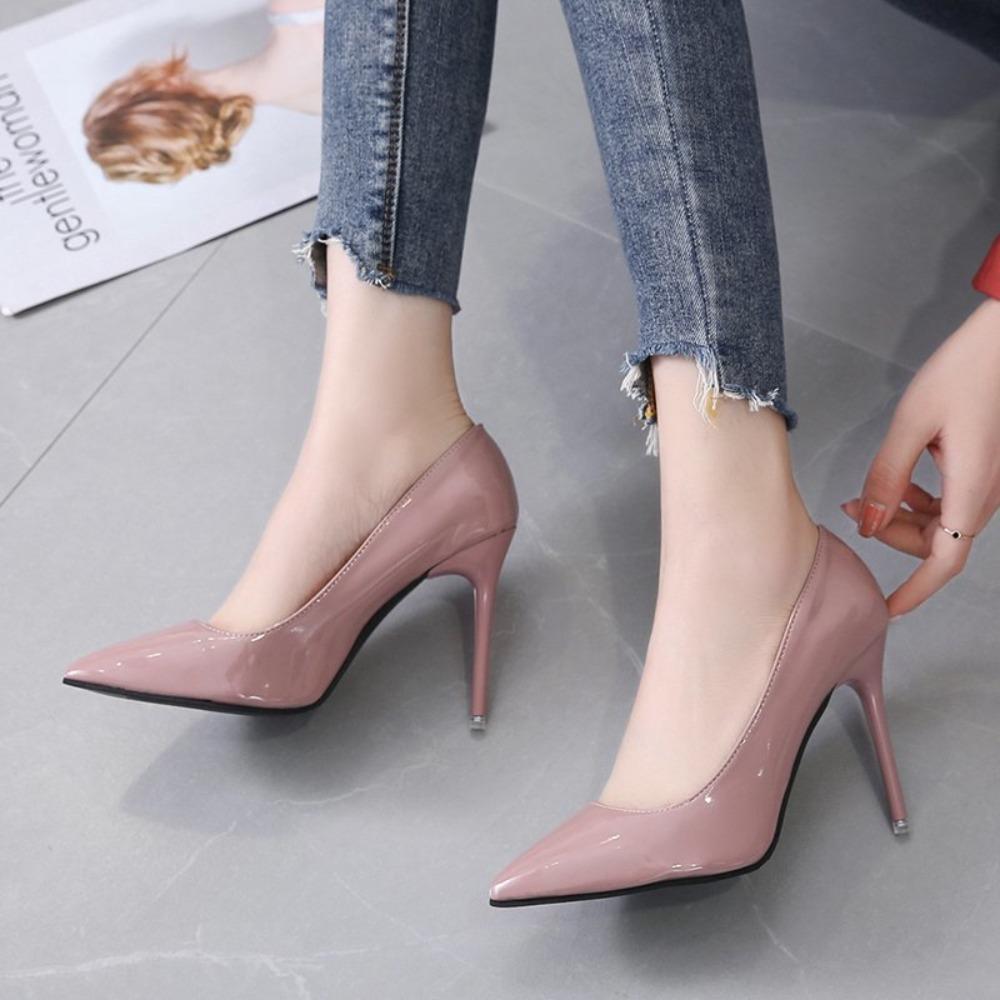 Fashion Sexy Super High Pumps 2025 Spring/autumn Fashion Solid Color Thin Heels Pointed Toe Elegant Comfortable Pumps for Women
