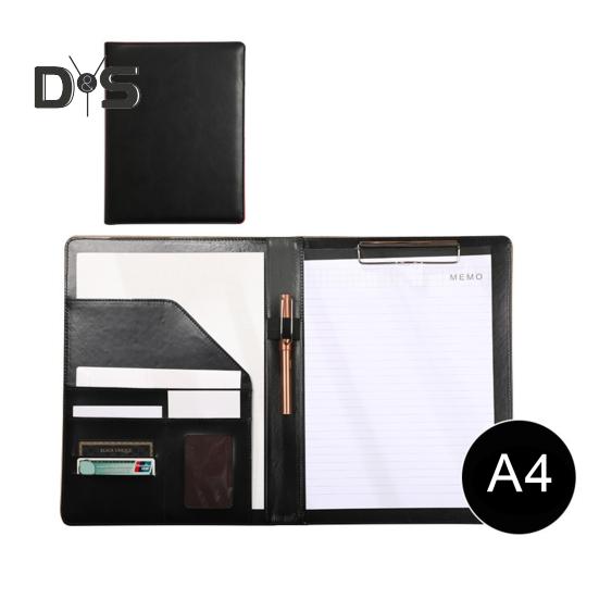 Multifunctional File Folder A4 Document Clipboard Folder with Calculator Pen Slot Card Holder Portfolio Folder with Documents Clip for Business Office