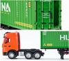 Huina Toys 1317 Scale 9Ch RTR Chassis Type 40ft Marine Container Trailer Radio Control 1/18 2.4GHz 3-Axis Head, 3-Axis (Green)