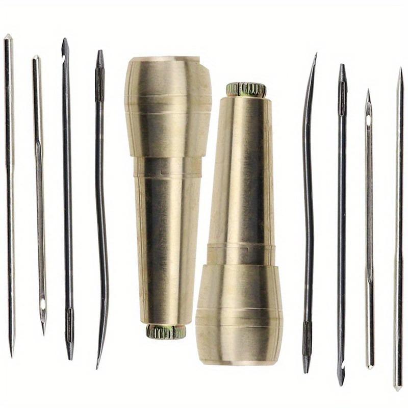 Seturi de instrumente de reparare a pantofilor de cusut din piele din pânză Seturi de instrumente de cusut manual pentru cusătură conic pentru artizanat din piele Set de instrumente pentru cusut artizanal din piele