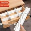 Adjustable Drawer Organizer for Kitchen, Office, and Wardrobe