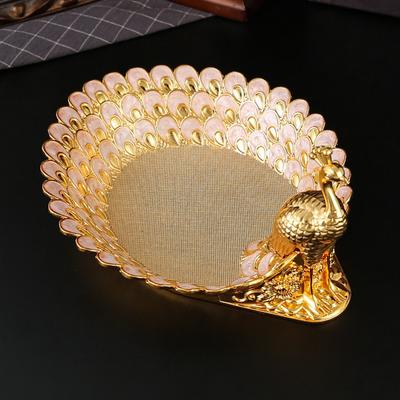 Fruit Plate Living Room Snack Storage Box Fruit Plate Living Room Home Luxury Candy Plate Dried Fruit Box