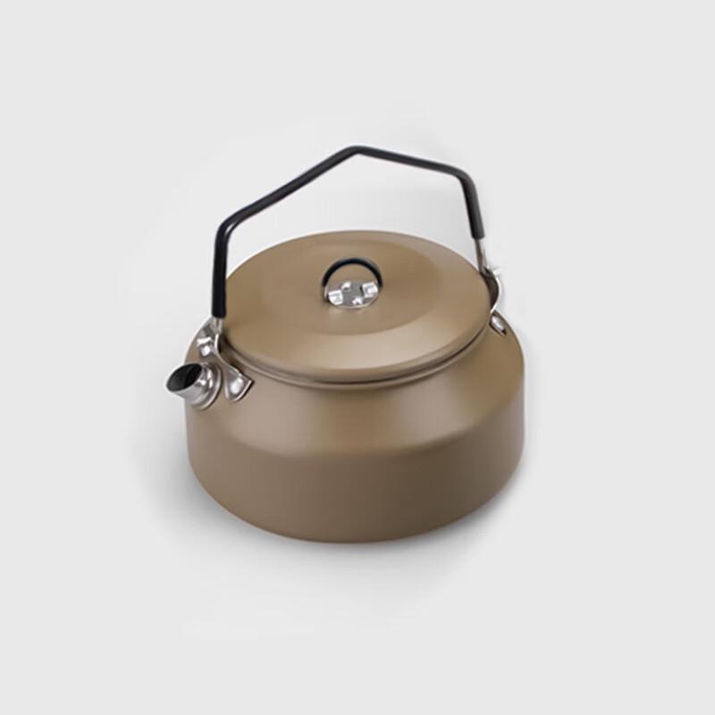 Retro Stainless Steel Camping Kettle 1L