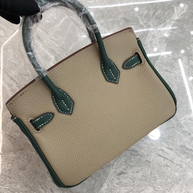 Neue erste Schicht Litschi-Muster Rindsleder Farbabstimmung und Farbkontrast, Handtasche aus echtem Leder, Europäische und Amerikanische Messenger-Damenhandtasche