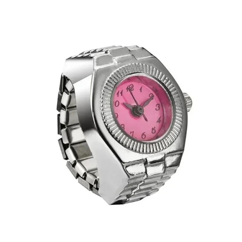 Ins Punk Watch Ring 2026 New Couple Finger Watch Mini Clock Creative Fashion Accessories