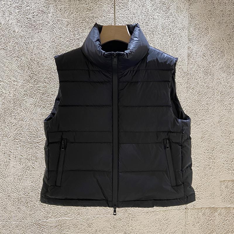 Autumn and winter new white duck down down vest women's short light fashion versatile vest jacket tide