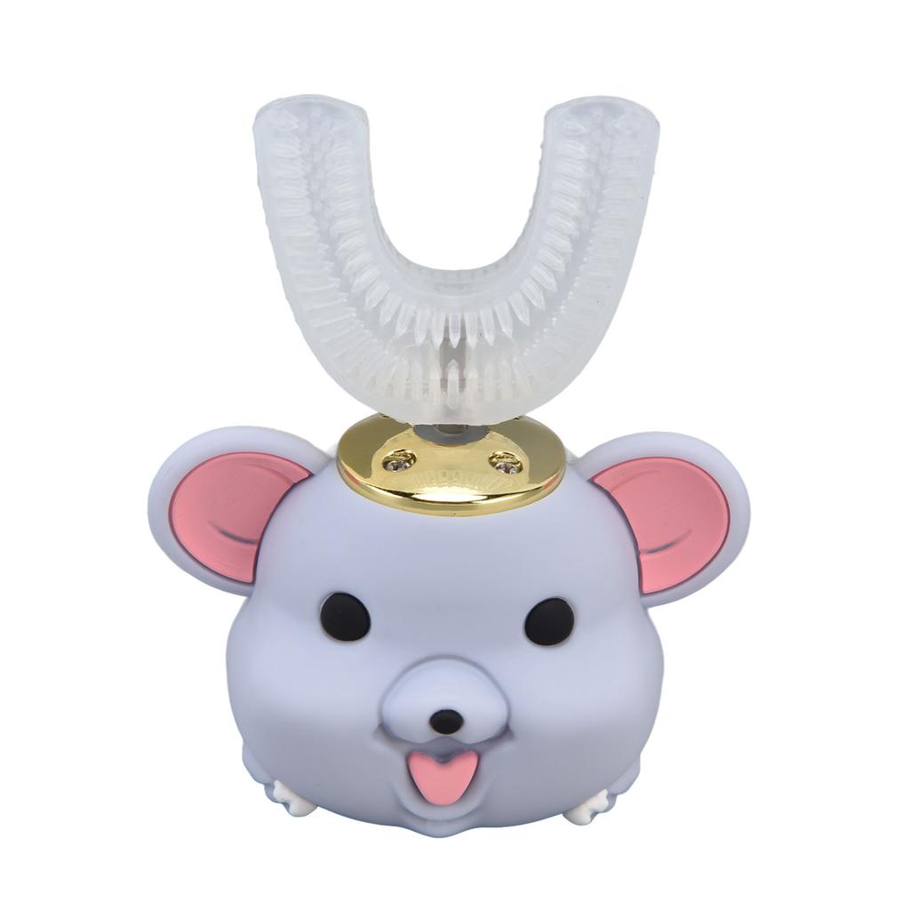 Mouth Electric Toothbrush U Shaped Toothbrush USB Charging Cartoon Silicone Kids ToothbrushL
