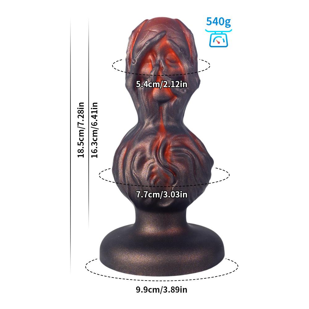 Alien Skull Anal Plugs Female Comfort Dildo Extra Long Male Anal Plug Anal Expansion Erotica Masturbator