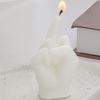 1Pcs New Middle Finger Shaped Model Scented Candles Funny Quirky Small Gifts Home Room Decor Ornaments Birthday Gifts Candle