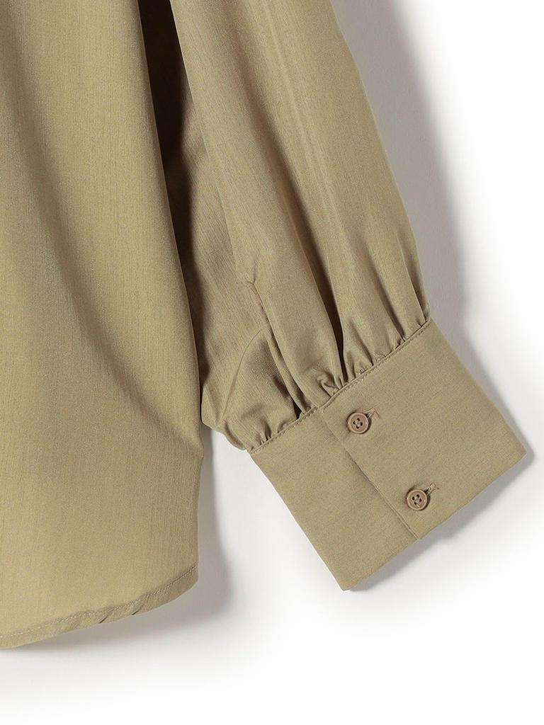 Ships Colors Wool-Like Sheer Hoodie Shirt (Hand Washable) 221150040 Beige One Size