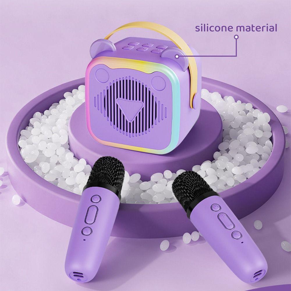 HIFI Surround Mini Karaoke Machine Portable Mini Home Karaoke Speaker Mini Bluetooth Audio Parties