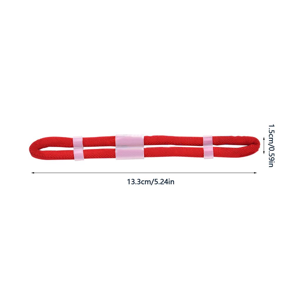 Adjustable Fingersling Archery Finger Sling for Recurve Bow Hunting Shooting Accessory Red L