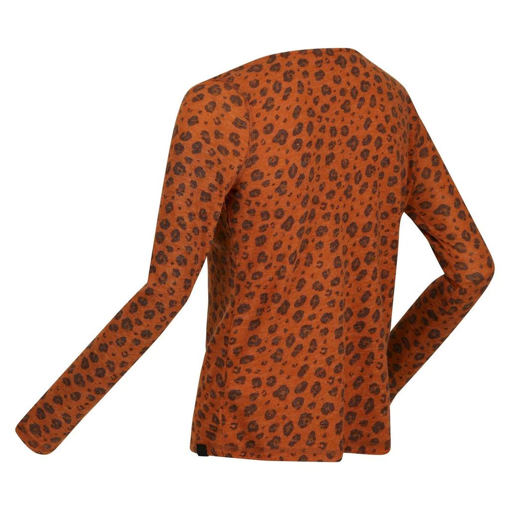 Regatta Womens/Ladies Frayda Leopard Print Cowl Neck Top