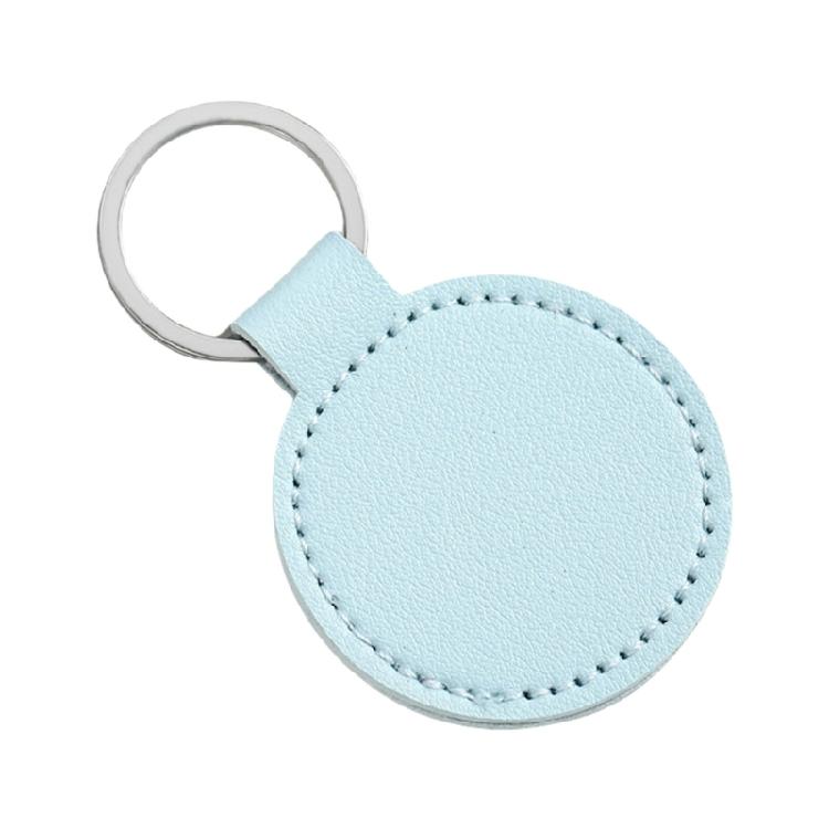 Slim PU Keychain With Reinforced Metal Clip Light Weight Key Management Solution For Home And Vehicle Key