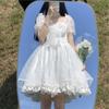 [Fabric + Practice] 2026 Summer Short Sleeve Super Fairy Lolita Dress Waist Skinny Fluffy Dress