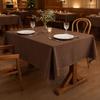 Toalha de Mesa para Mesa Retangular, Toalha de Mesa Espessa Estilo Fazenda, Capa de Mesa Resistente a Amassados Fácil de Cuidar para Mesas de Centro Mesas de Dormitório Foto