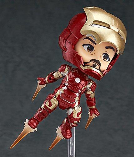 Nendoroid Avengers: Age of Ultron Iron Man Mark 43 Helden-Edition + Ultron Sentry Set, nicht maßstabsgetreue bemalte Actionfigur aus ABS & PVC