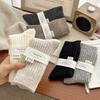 Thickened and Warm Wool Socks for Women, Mid-calf Women's Socks for Autumn and Winter, Double-needle White Pile Socks, Winter Postpartum Socks