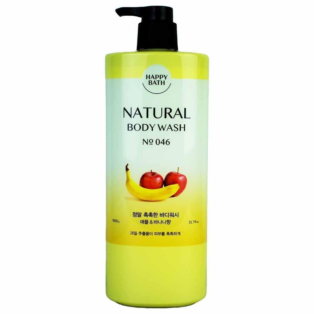 HAPPY BATH NMXEOXQL Really moisturizing body wash, apple and banana scent 900
