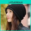Womens Cozy Knit Hat With Letter Design For Autumn And Winter Use