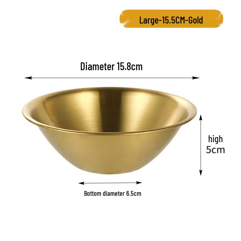 

Gold V-shaped Dessert and Salad Bowls