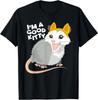 Falsche Katze Ratte Opossum Ich bin ein gutes Kätzchen Lustige Haustiere T-Shirt Größe S-5XL