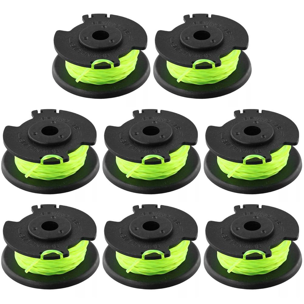 

8 шт. для тримера Ryobi RLT36B33/RY36LT33A-0 36V, котушки з нейлоновою волосінню для газонокосарки, RAC143 A