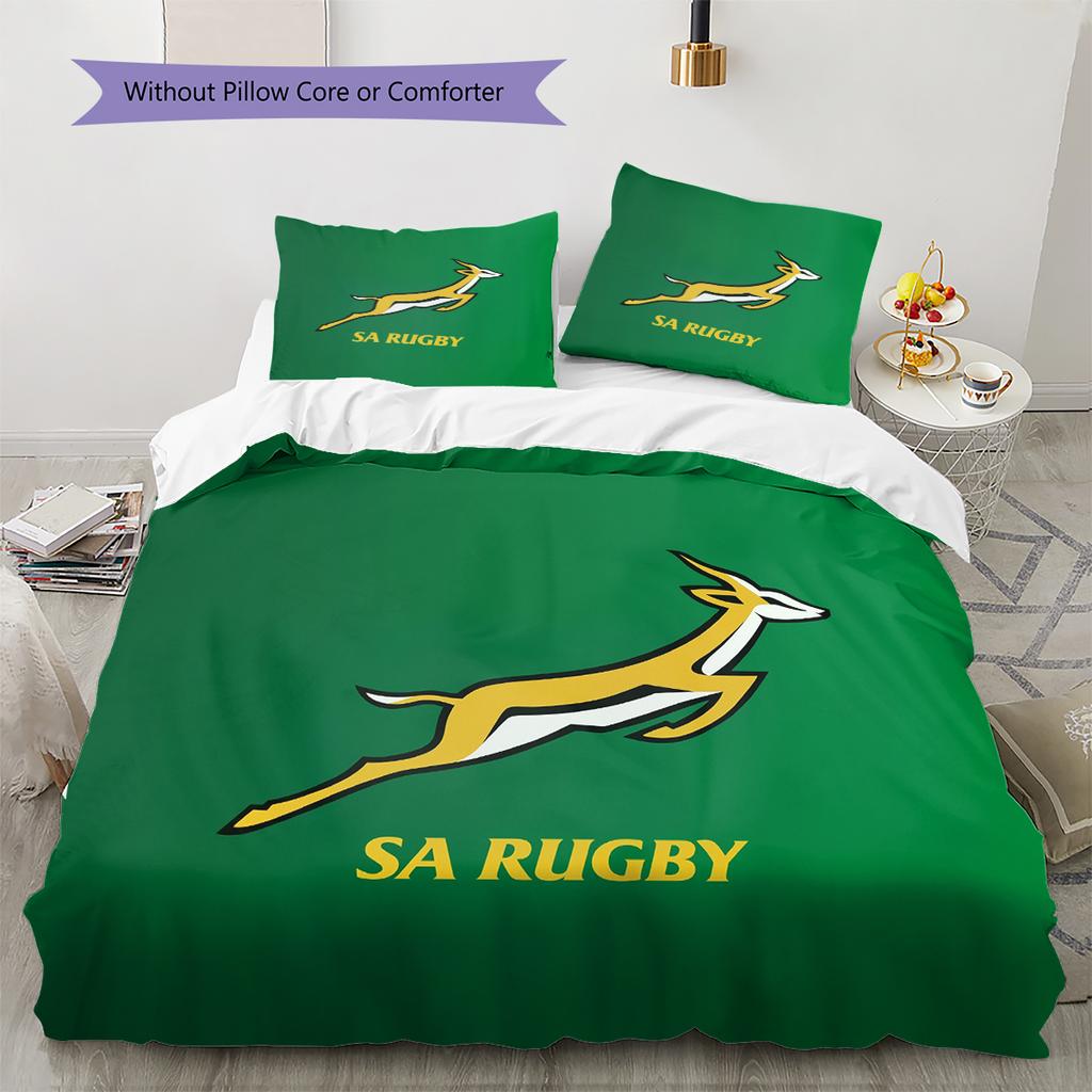 Springboks Pattern Bedding Home Decoration Birthday & Festival Gift (1 * Duvet Cover + 2 * Pillowcase, Without Core)
