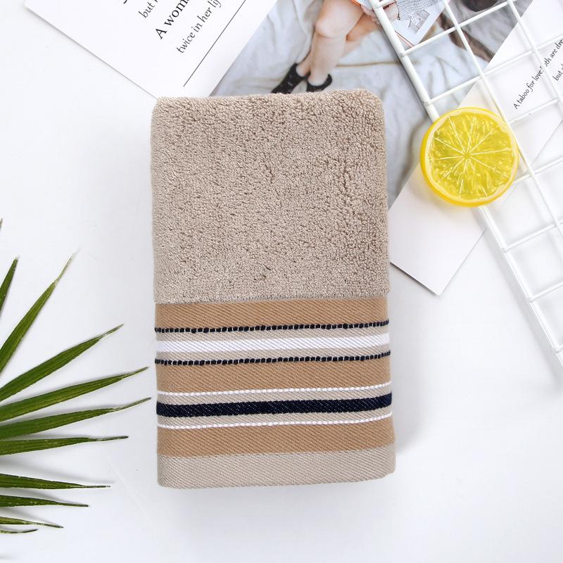 Medium Bamboo Fiber Towel, 30x60, Soft & Absorbent, Stylish Face Washing Towel 30*60 коричневый