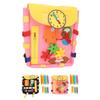 Felt Toddler Backpack with Learning Toys Educational Activity Board for Children Aged 1-3 Digital Nu