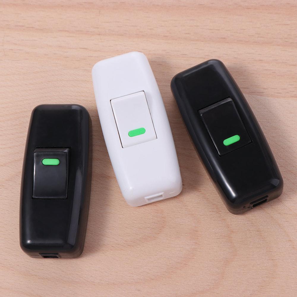 2pcs Classic Boat Shape Switch Plastic Light Switch Small Rocker Button  Desk Light