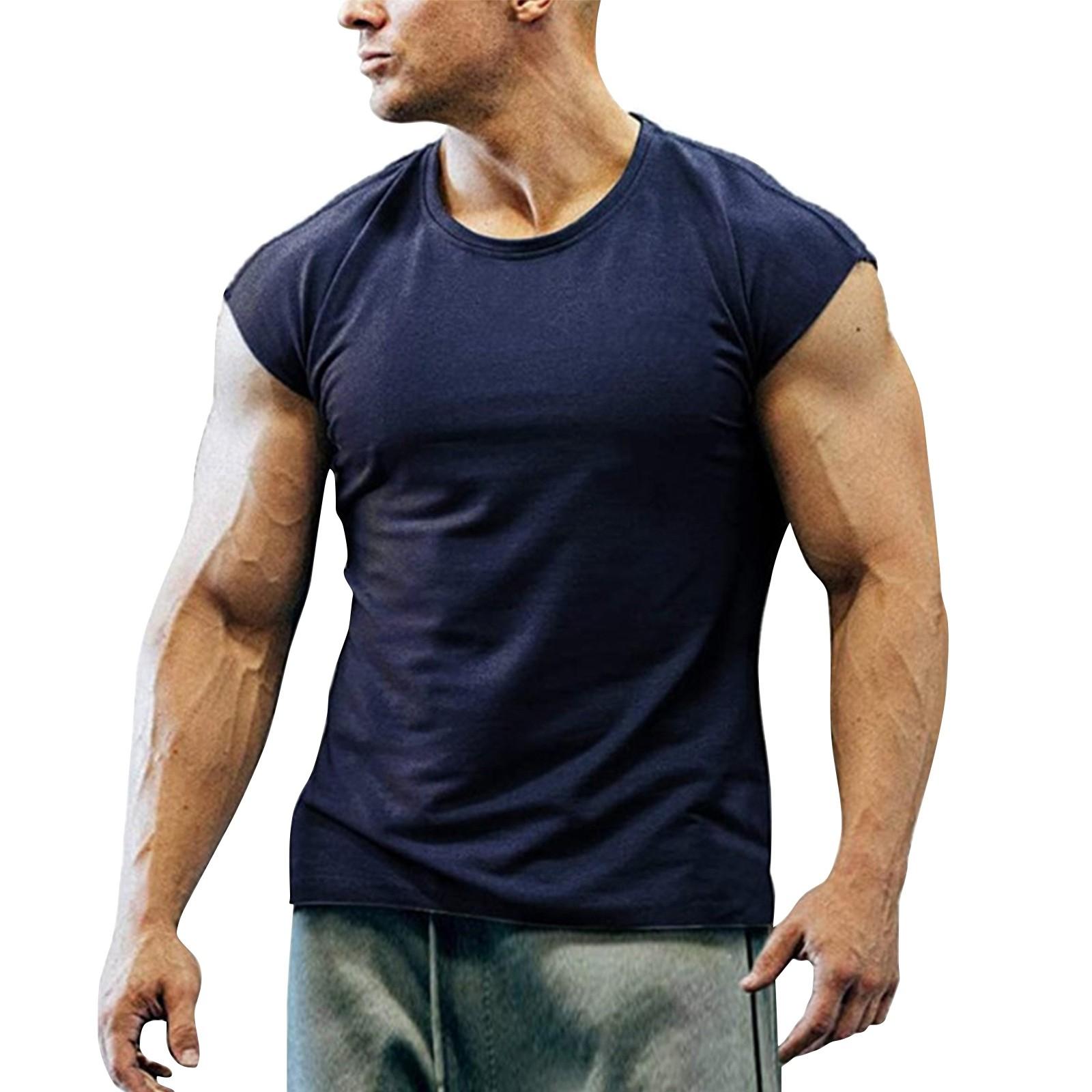 

Мужской летний однотонный спортивный жилет Жилет Мужской спортивный повседневный жилет XXXL