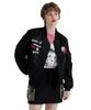 X Betty Boop LIGHT MA-1 Women's S Size 010 Black 783-6152607