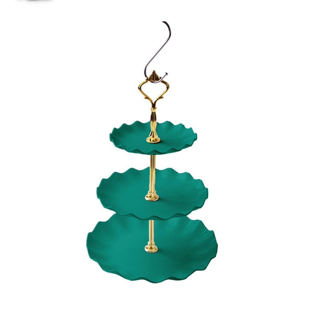 

Durable Hanging Bird Feeder Detachable Bird Water Feeding Tray Outdoor Spaces зелёный