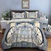 Retro Horse Harnes Art Print Beding Set Soft Duvet Cover 1 Soft Duvet Cover 2 Pilowcases Adult People plus Children Beding Set High-End Premium Gifts