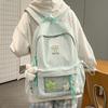 Schoolbag1011 New Small Fresh Girl Backpack Outdoor Leisure Large Capacity Backpack Junior High School Student Schoolbag