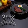 4/5 Star Foot Stainless Steel Steamer for Dumplings Air Fryer Pressure Cooker Grid Rack Microwave Oven Stand Cooking Utensils