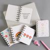 Hyuna Style A7 Side-Bound Coil Pocket Notebook - Mini Student Portable Notebook
